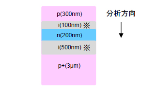 試料断面模式図