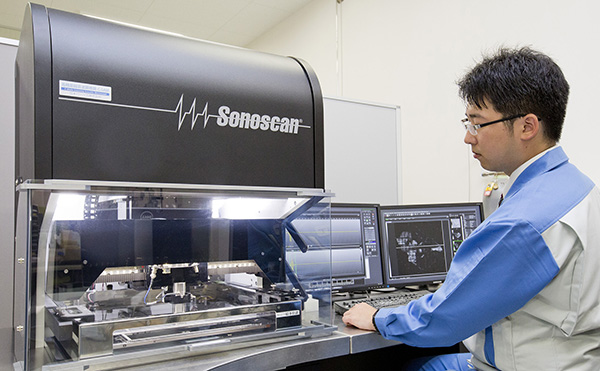 ［C-SAM］超音波顕微鏡法